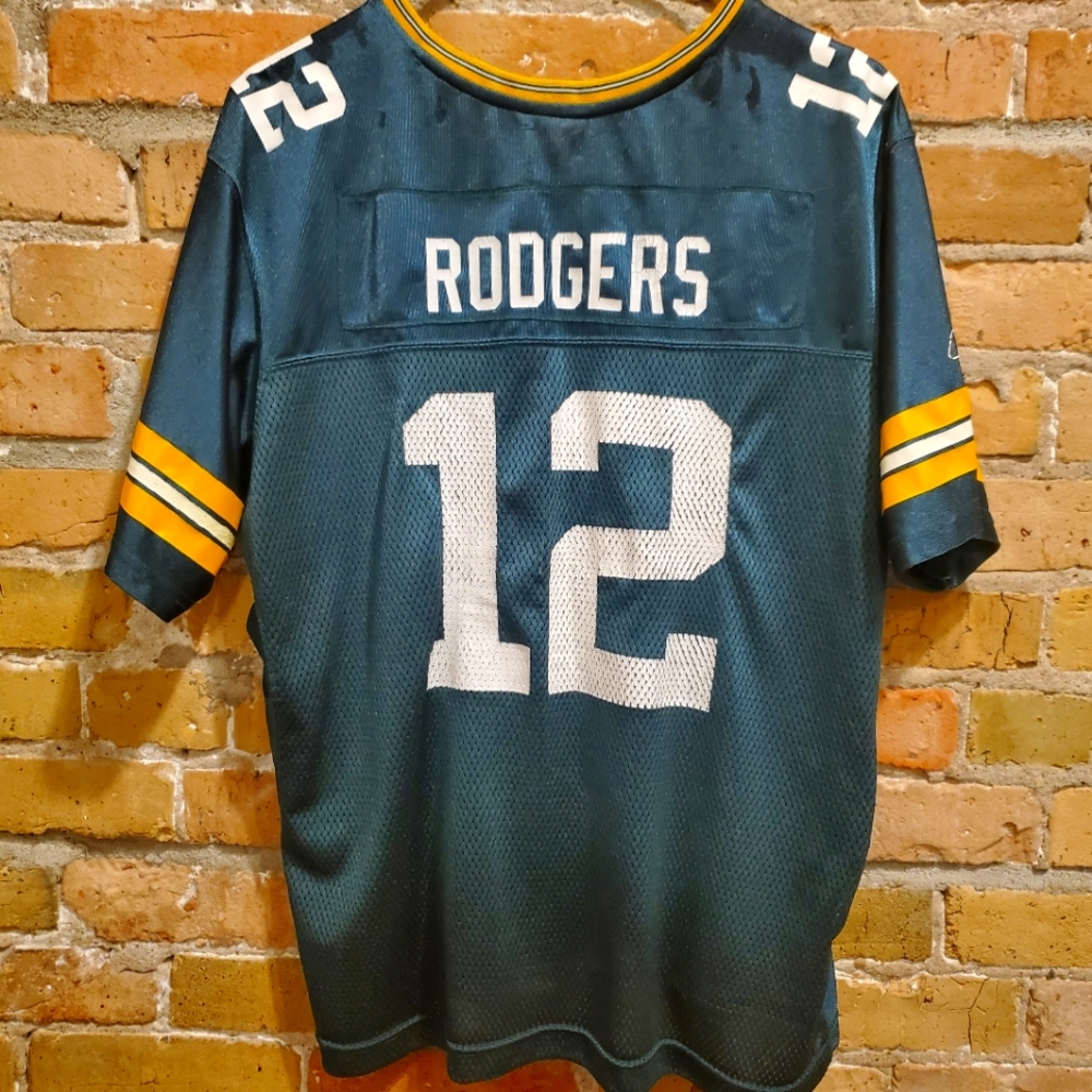 NFL Reebok Aaron Rodgers Vintage Packers Women's Jersey